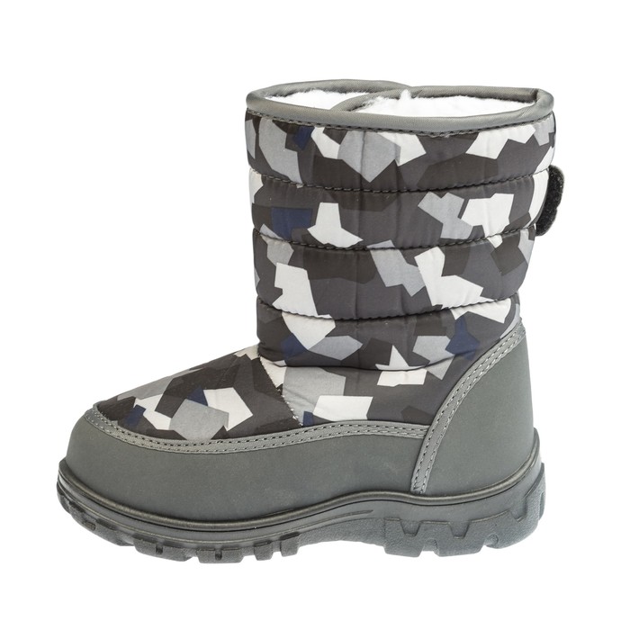 Дутики детские арт. 23.001.06, цвет коричневый камуфляж, размер 28