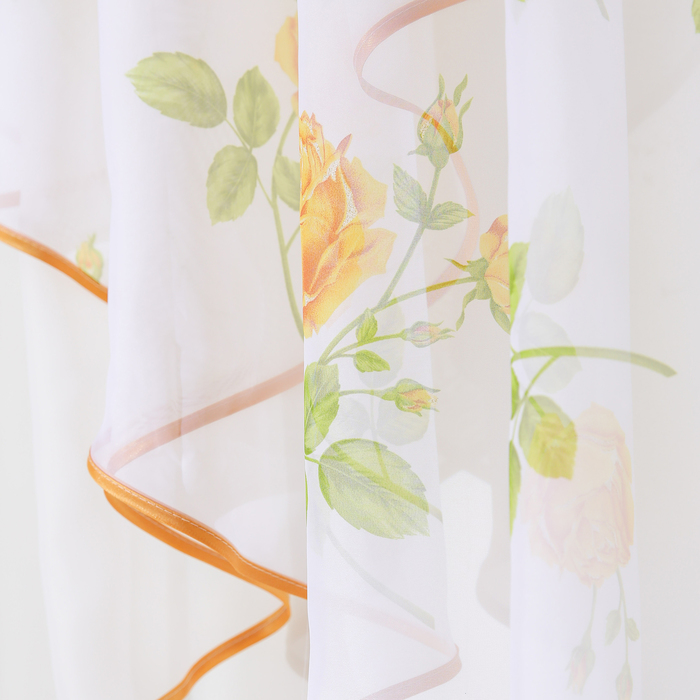 Штора кухонная 145х300 см, вуаль, пэ 100%