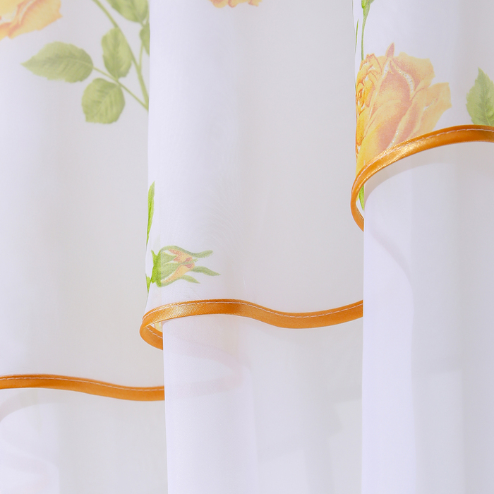 Штора кухонная 145х300 см, вуаль, пэ 100%