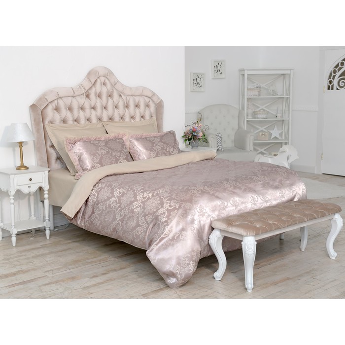 Постельное бельё «Этель: Бенедетто» 2сп, 180х210см, 220х240см, 50х70-2 шт, 70х70-2 шт,жаккард,50% хл,50%п/э