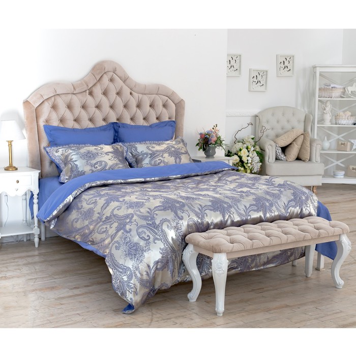 Постельное бельё «Этель: Феличе» 2сп, 180х210см, 220х240см, 50х70-2 шт, 70х70-2 шт,жаккард,50% хл,50%п/э