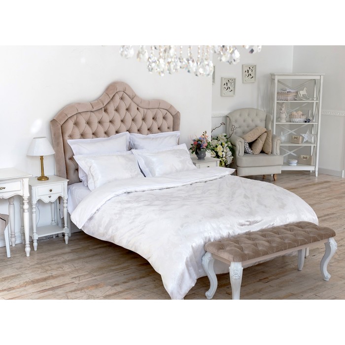 Постельное бельё «Этель: Фортунато» 2сп, 180х210см, 220х240см, 50х70-2 шт, 70х70-2 шт,жаккард,50% хл,50%п/э