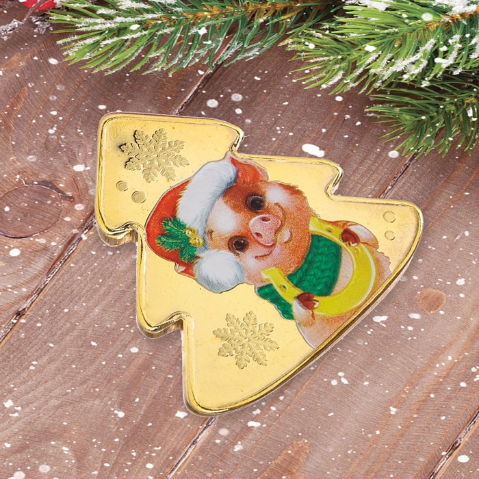 Новогодняя монета "Удачного Нового Года!"