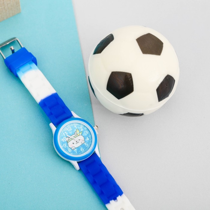 Набор "Котик", часы наручные детские, мячик