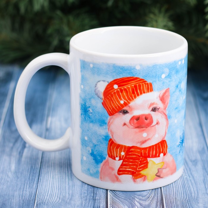 Кружка с сублимацией "Тепло внутри", 300 мл