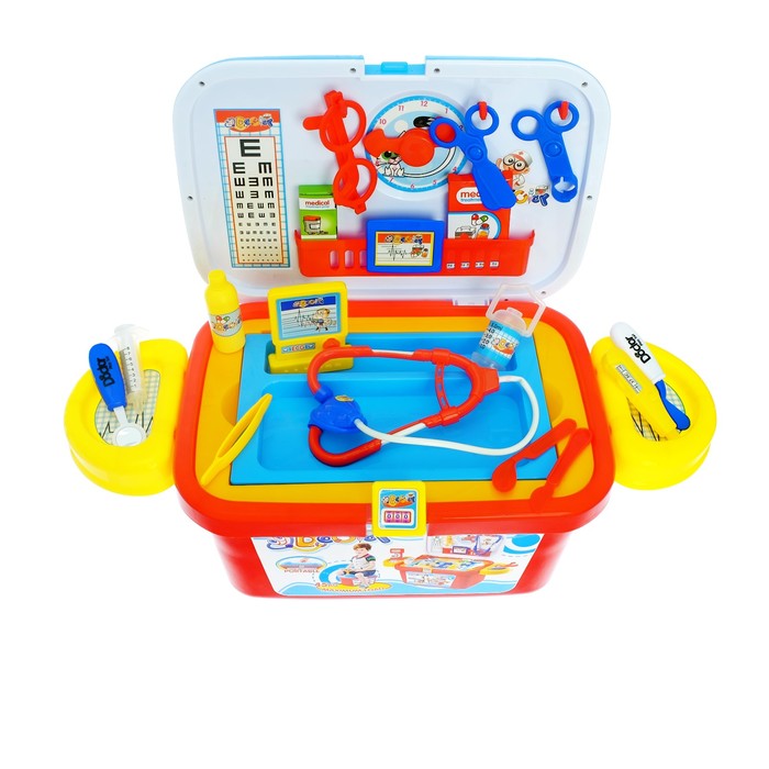 Игровой набор 3 в 1 "Мини-поликлиника", 21 предмет, 42 см