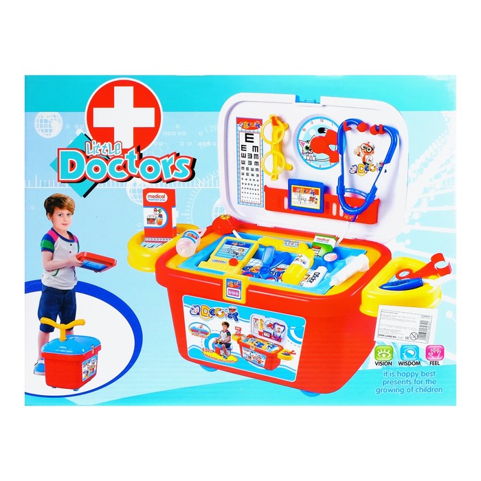 Игровой набор 3 в 1 "Мини-поликлиника", 21 предмет, 42 см