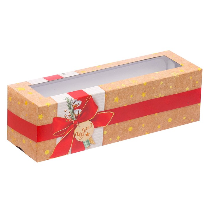 Коробочка для макарун &quot;Чудес&quot;, 18 х 5,5 х 5,5 см