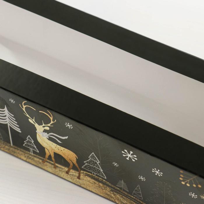 Коробочка для макарун "Пусть все сбудется", 18 х 5,5 х 5,5 см