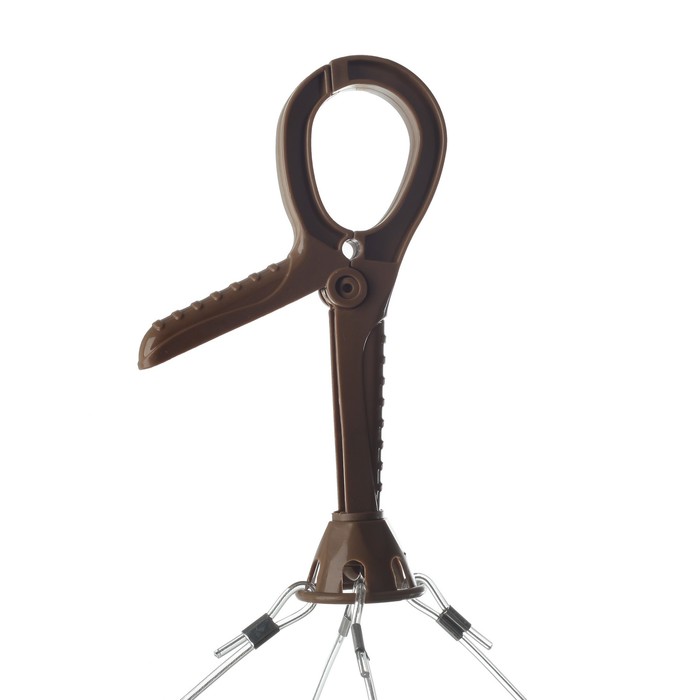 Сушилка для белья подвесная складная 14 прищепок, 26х26 см, цвет МИКС