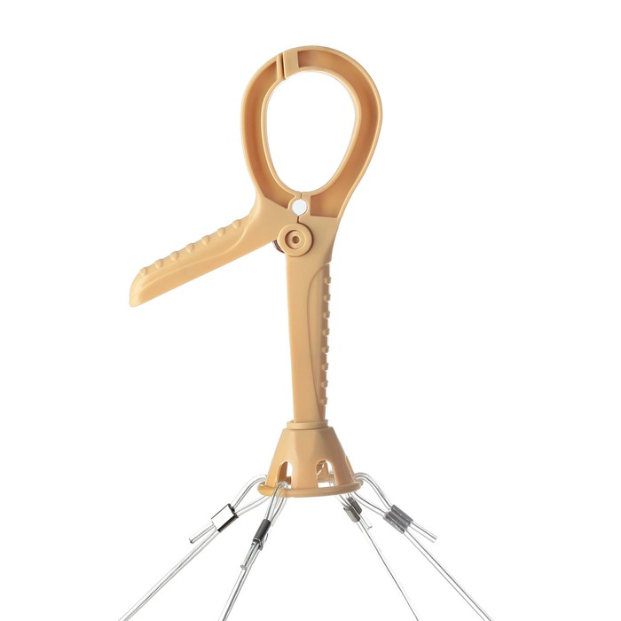 Сушилка для белья подвесная складная 28 прищепок, 44х35 см, цвет МИКС