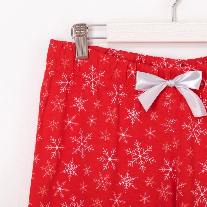 Брюки KAFTAN "Snow", красный, р.48-50,