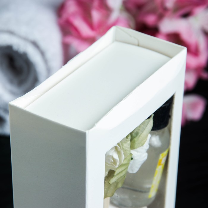 Подарочный набор с аромомаслом 15 мл "Ваза с цветком",УЦЕНКА аромат кофе