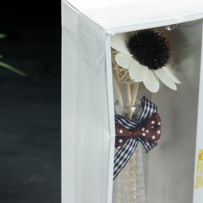 Набор подарочный"Эйфелева башня"УЦЕНКА(ваза,2 палочки с шариками,декор,аромамасло 30 мл)кофе