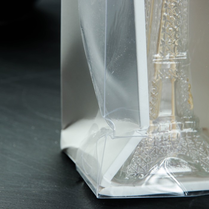 Набор подарочный"Эйфелева башня"УЦЕНКА(ваза,2 палочки с шариками,декор,армасло 30 мл)сандал