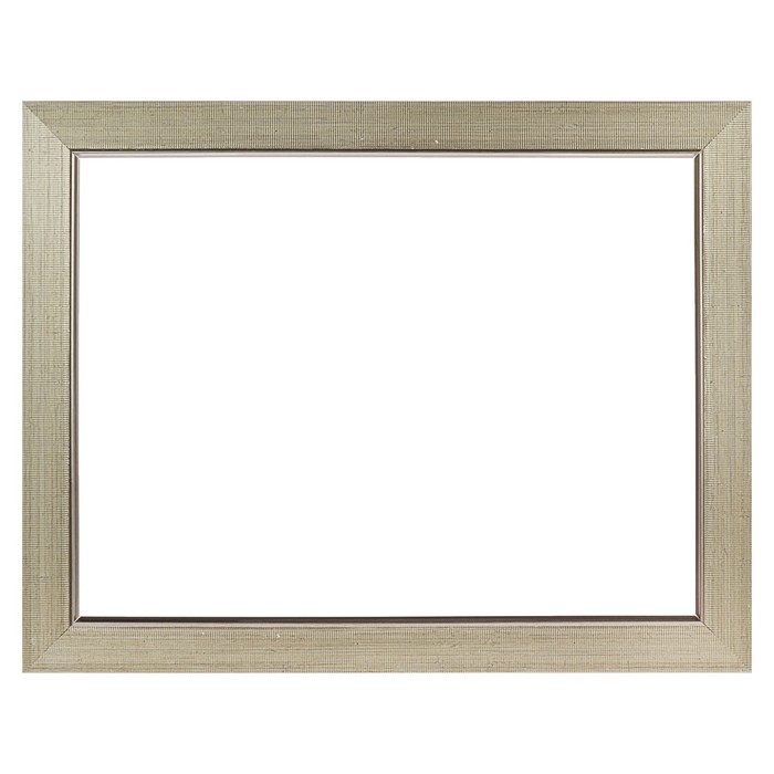 Рама для зеркал и картин пласт 30*40*1,4см, Nina серебро