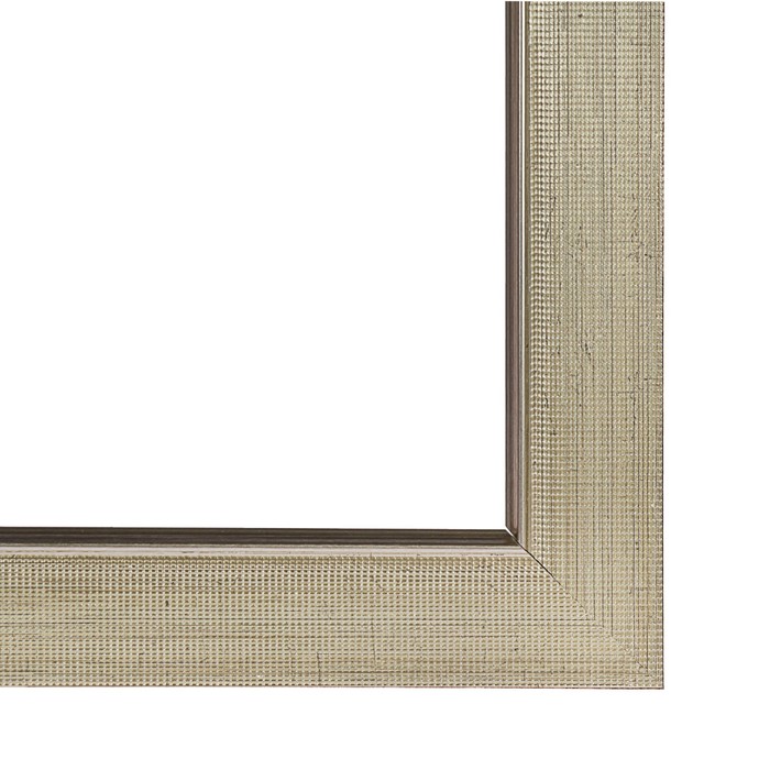 Рама для зеркал и картин пласт 30*40*1,4см, Nina серебро