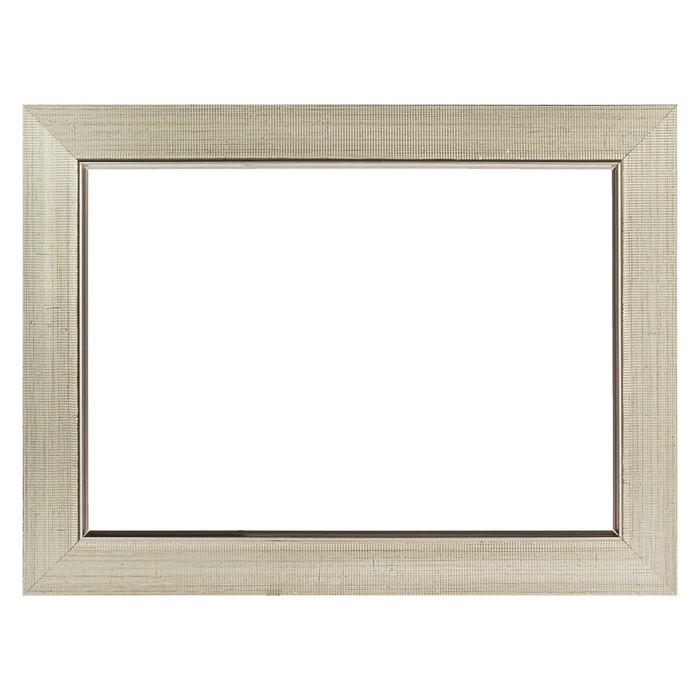 Рама для зеркал и картин пласт 21*30*1,4см, Nina серебро