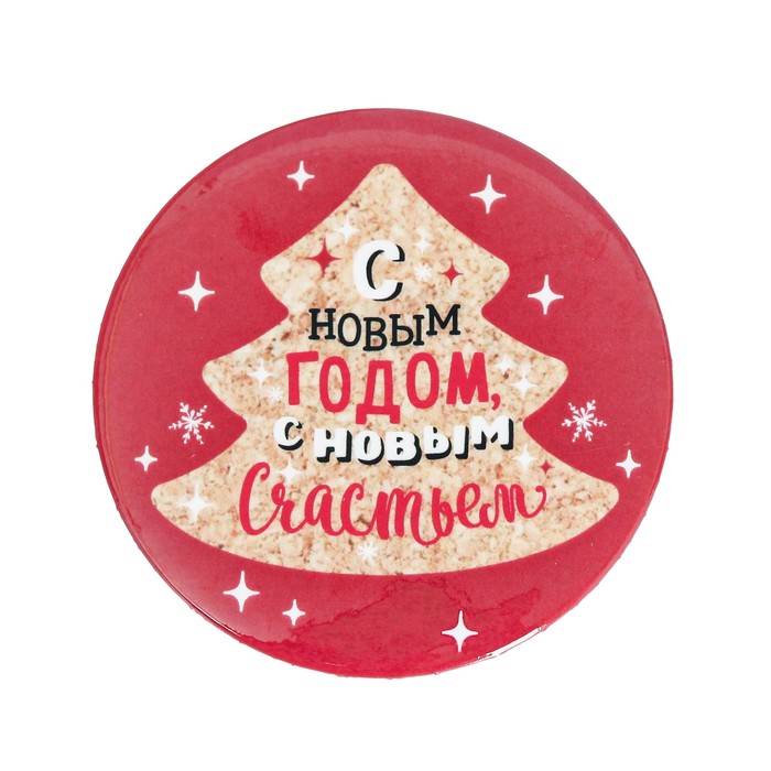 Значок закатной "С Новым годом"