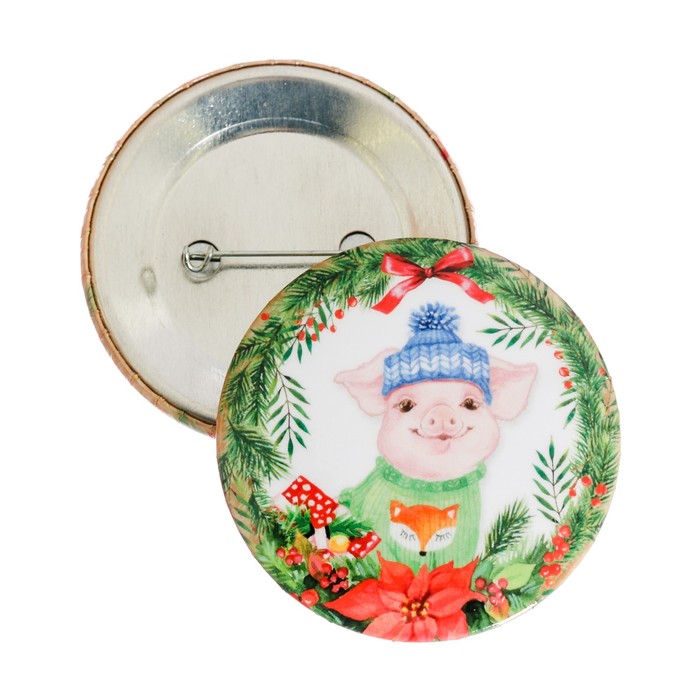 Значок закатной "Удачи"