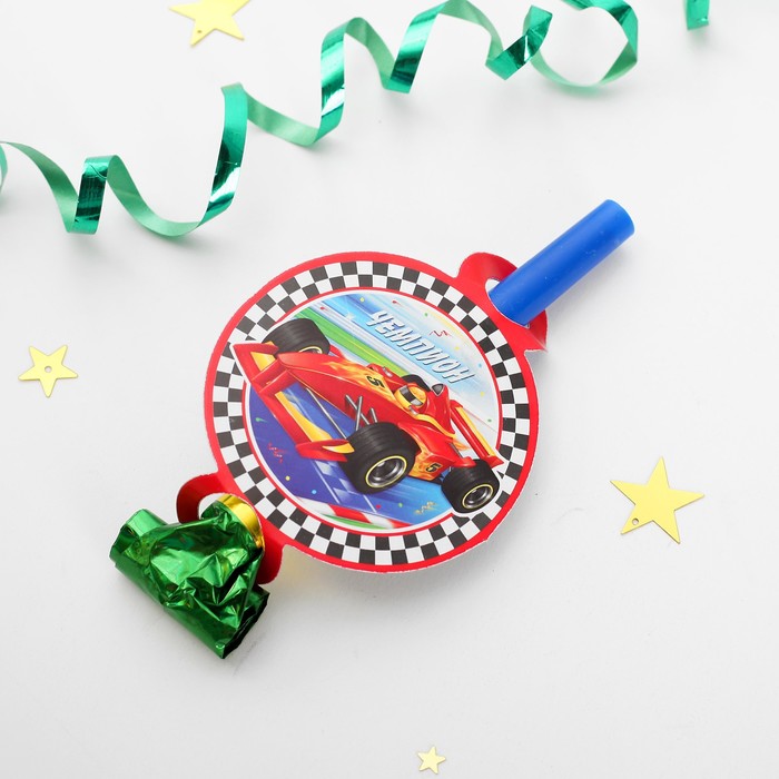 Язычки-гудки с накладкой "Тачки" Чемпион