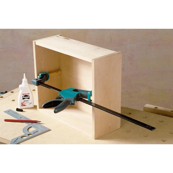 Струбцина Wolfcraft 3023000, диапазон зажима/распора 500/180-740 мм, до 90 кг