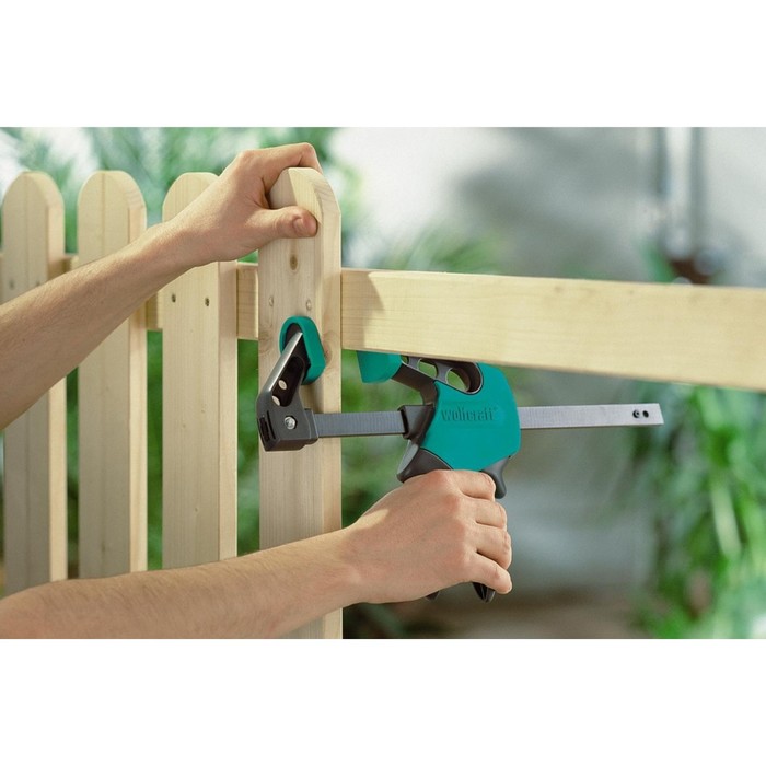 Струбцина Wolfcraft 3021000, диапазон зажима/распора 300/180-540 мм, до 90 кг