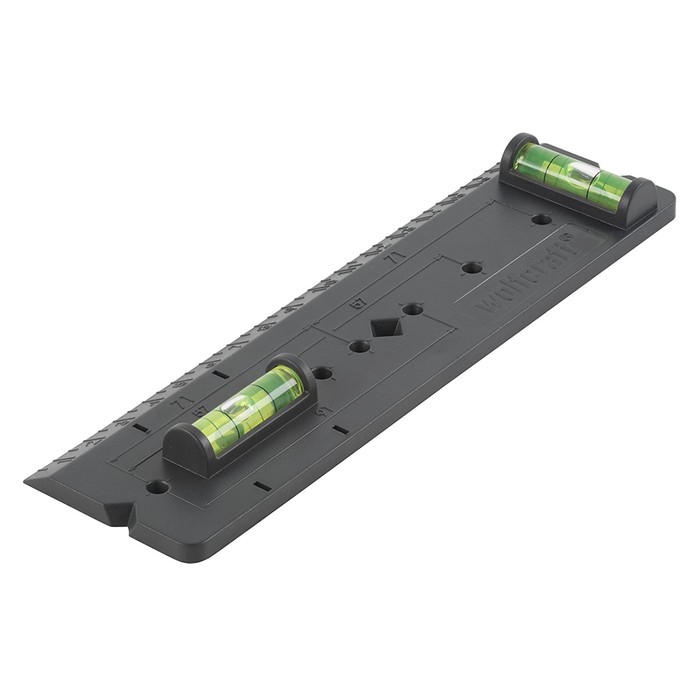 Линейка для разметки стены под розетки Wolfcraft 4050000, метки 57, 71 и 91 мм