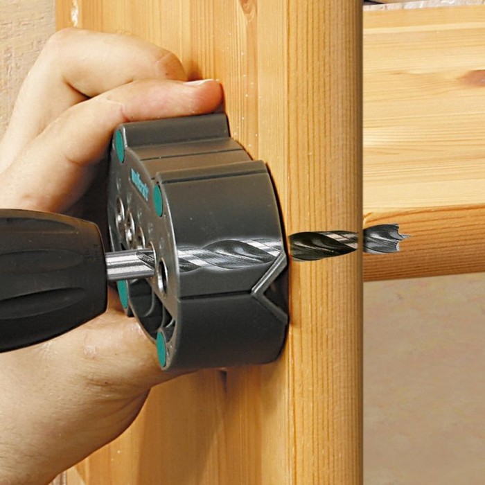 Кондуктор для сверления Wolfcraft 4685000, d=4,5,6,8,10 мм, V-образный паз