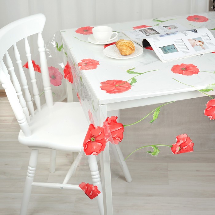 Клеенка ПВХ (рулон 30 метров), ширина 137 см, толщина 0,07 мм