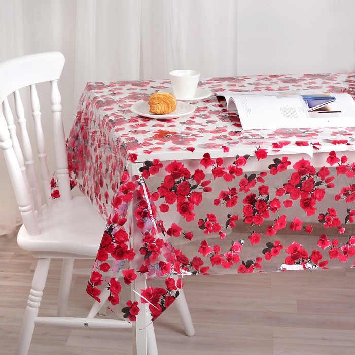 Клеенка ПВХ (рулон 30 метров), ширина 137 см, толщина 0,07 мм