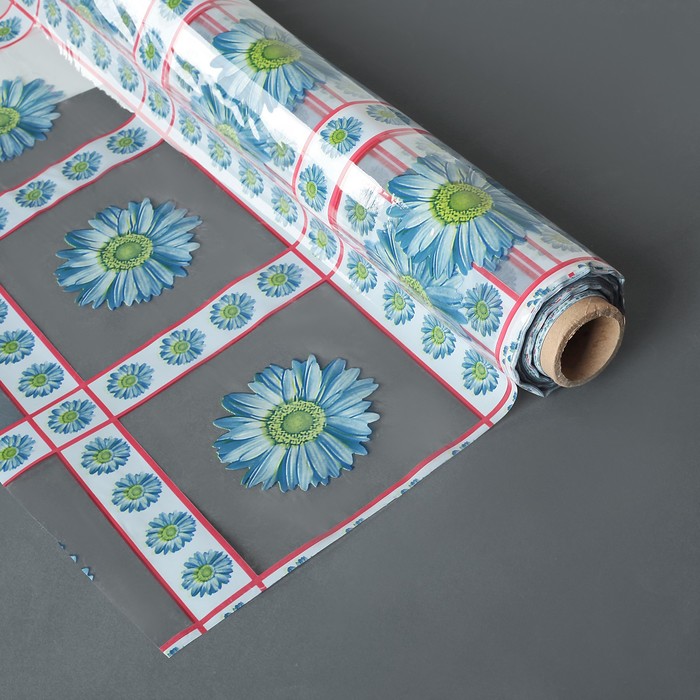 Клеенка ПВХ (рулон 30 метров), ширина 137 см, толщина 0,07 мм