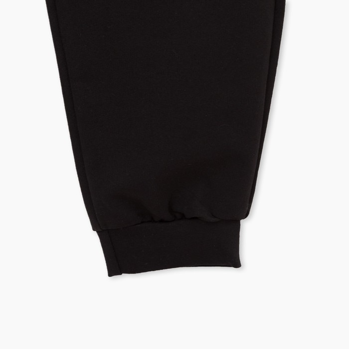 Спортивный костюм для мальчика, рост 140 см, цвет чёрный/серый