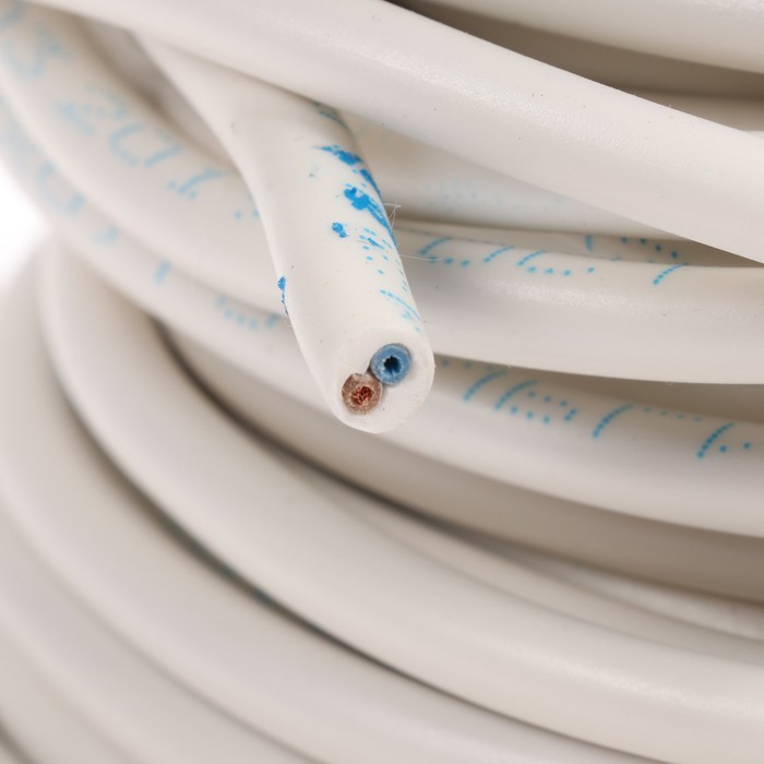 Провод "Альгиз К", ПВС, 2 х 0.75 мм2, 100 м, белый 3337689