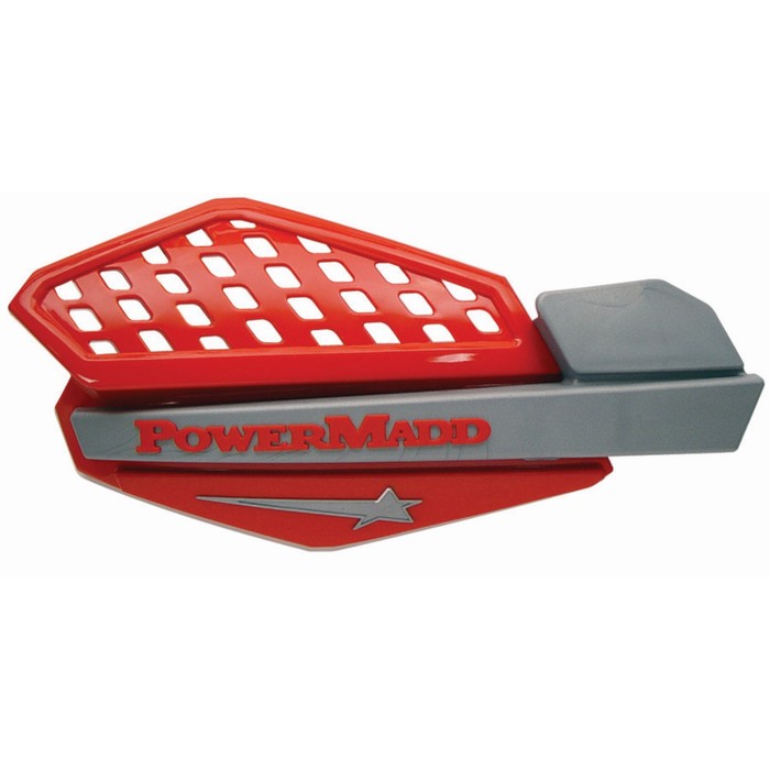 Ветровые щитки для квадроцикла, PowerMadd, серия STAR, красный/серебристый