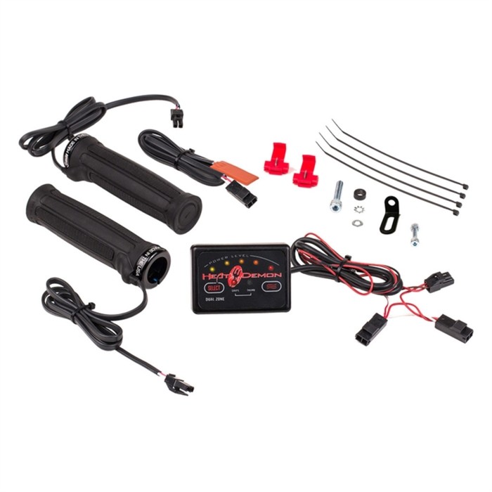 Подогреваемые рукоятки руля с курком, HeatDemon, 2-х зонный by SYMTEC