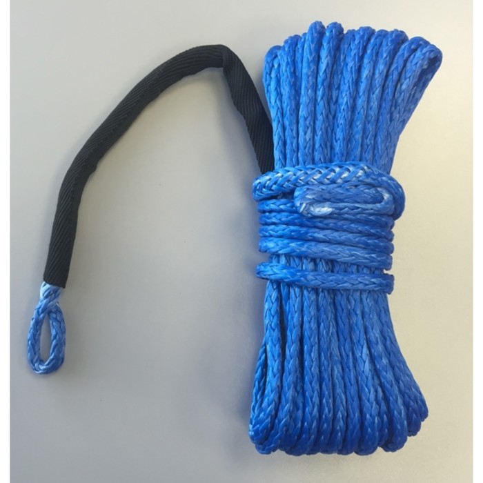 Синтетический трос лебедки для квадроцикла, J-MAX, 6мм x 15м