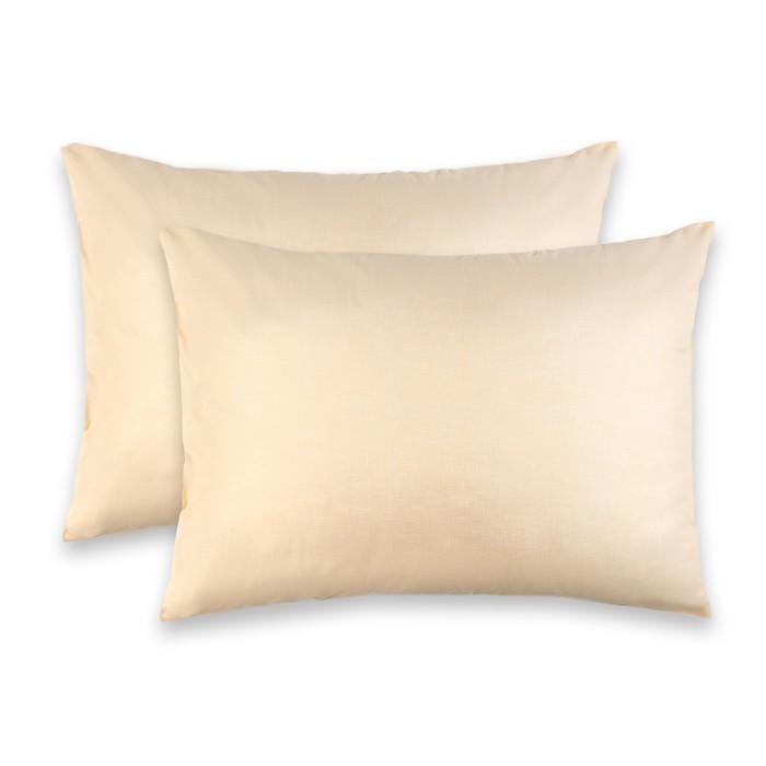 Комплект наволочек "Этель" Пиксели (жёлтый) 50*70 см - 2 шт.,новосатин, 90%хлопок,10% п/э