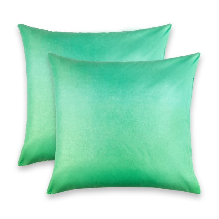 Комплект наволочек "Этель" Пиксели (зелёный) 70*70 см- 2 шт.,новосатин, 90%хлопок,10% п/э