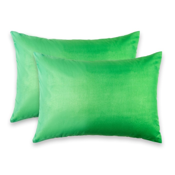 Комплект наволочек "Этель" Пиксели (зелёный) 50*70 см - 2 шт.,новосатин, 90%хлопок,10% п/э 359857