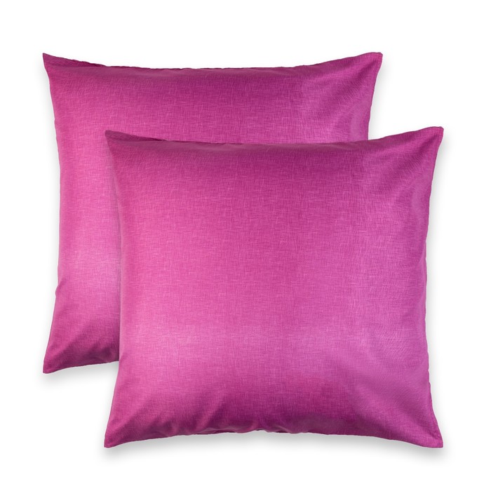 Комплект наволочек "Этель" Пиксели (фиолетовый) 70*70 см - 2 шт,новосатин, 90%хлопок,10% п/э 35985