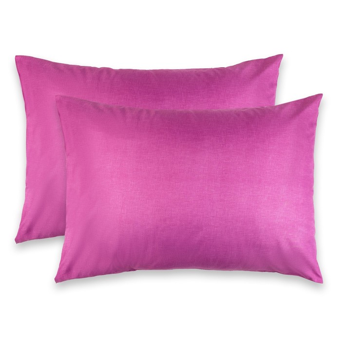 Комплект наволочек "Этель" Пиксели (фиолетовый) 50*70 см- 2 шт.новосатин, 90%хлопок,10% п/э 35985