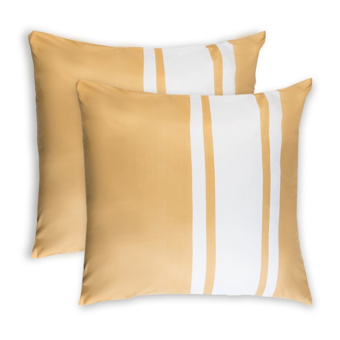 Комплект наволочек "Этель" Дерби (бежевый) 70*70 см- 2 шт.,новосатин, 90%хлопок,10% п/э