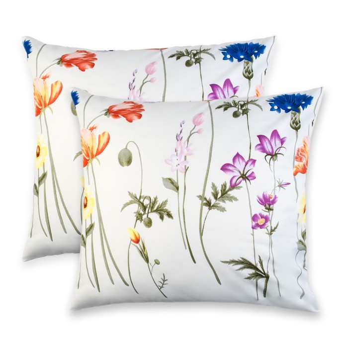 Комплект наволочек "Этель" Солнечные луга 70*70 см- 2 шт.,новосатин, 90%хлопок,10% п/э