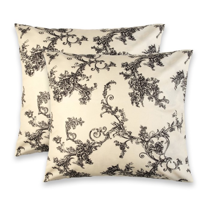 Комплект наволочек "Этель" Красивый бежевый 70*70 см- 2 шт.,новосатин, 90%хлопок,10% п/э