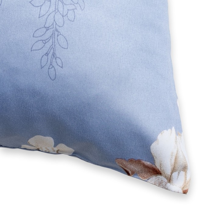 Комплект наволочек "Этель" Ароматный голубой 50*70 см- 2 шт.,новосатин, 90%хлопок,10% п/э