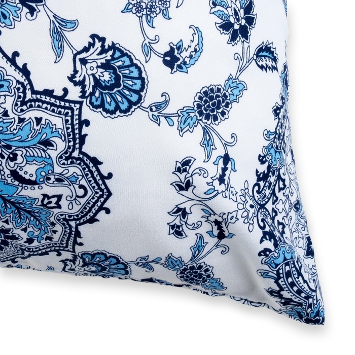 Комплект наволочек "Этель" Синий кач 50*70 см- 2 шт.,новосатин, 90%хлопок,10% п/э