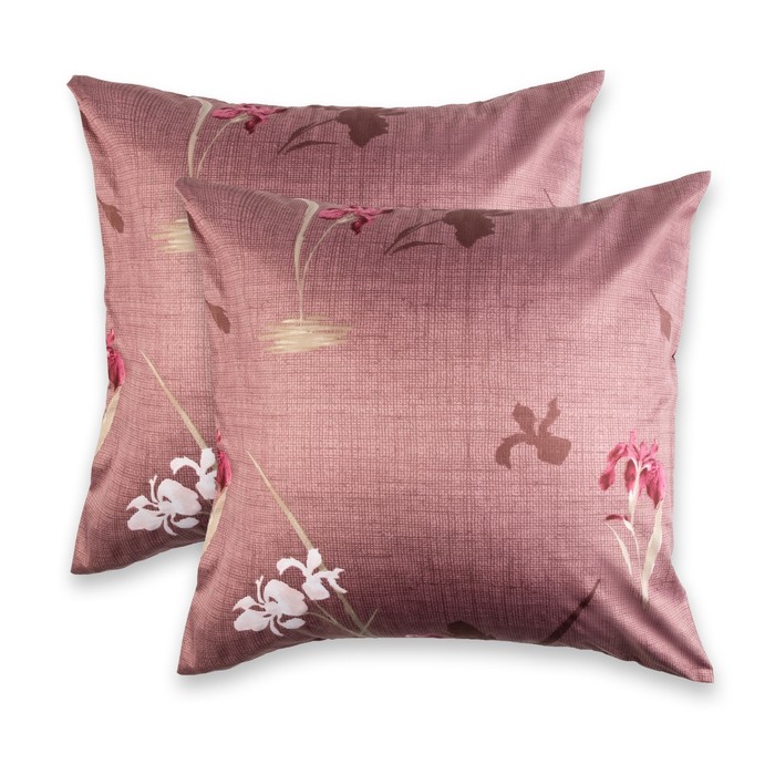 Комплект наволочек "Этель" Розовый сад 70*70 см- 2 шт.,новосатин, 90%хлопок,10% п/э