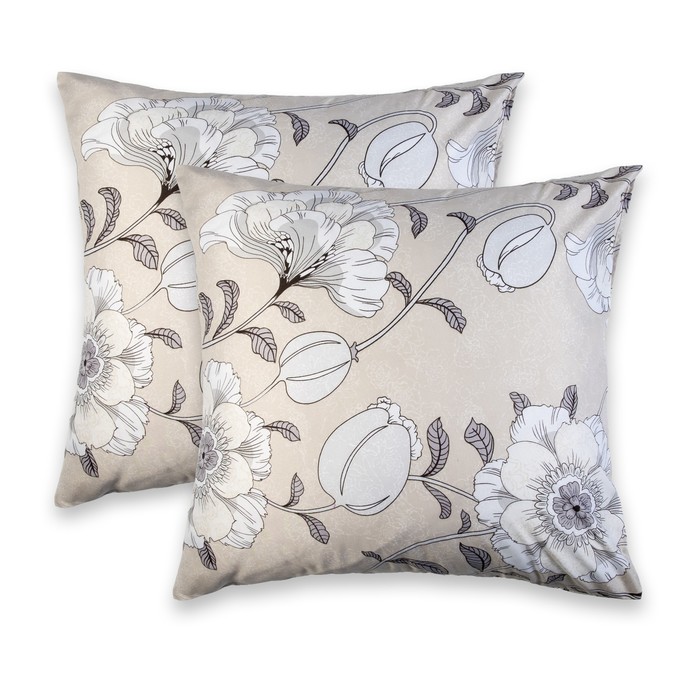 Комплект наволочек "Этель" Белый сад (вид2) 70*70 см- 2 шт.,новосатин, 90%хлопок,10% п/э