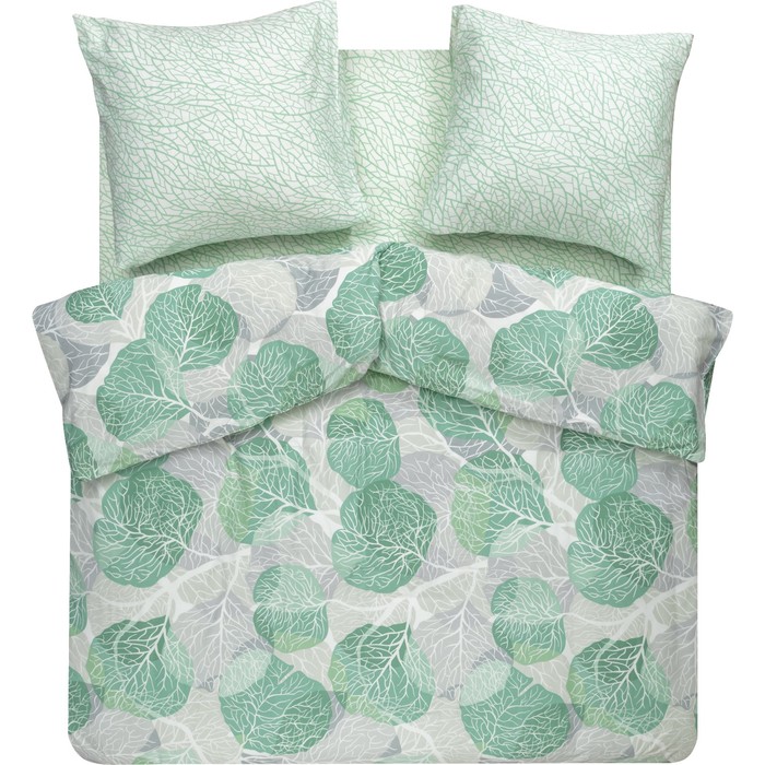 КПБ дуэт "Нортон", 240х260 см, 160х220 см-2 шт., 70х70 см-2 шт., ранфорс 118 г/м2